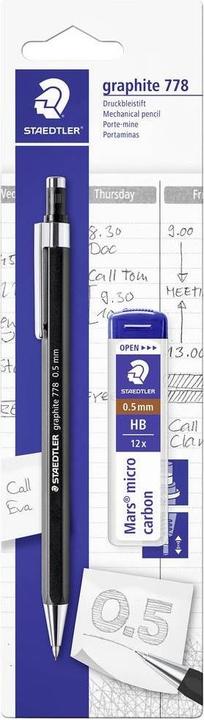Actual product image Staedtler 7785ABK25D Mechanical pencil 0.5 mm Designation of hardness: B (0.50 mm, B, 1x)