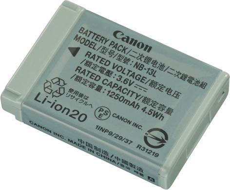 Actual product image Canon Nb-13l (Camera battery)