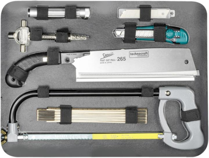 Actual product image technocraft Aluminium tool case Pro Wood 4 (126 pieces)