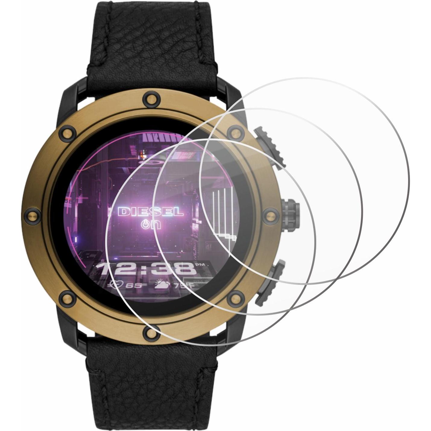 Thumbnail - Savvies Panzerglas Hartglas Displayschutz, Smartwatch Schutzfolie, Transparent