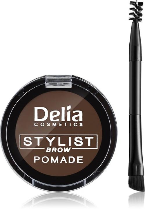 Produktbild Delia Cosmetics Delia Eyebrow Expert Stylist Brown Pomade Eyebrow Pomade Dark Brown 2.5G (Dunkelbraun)