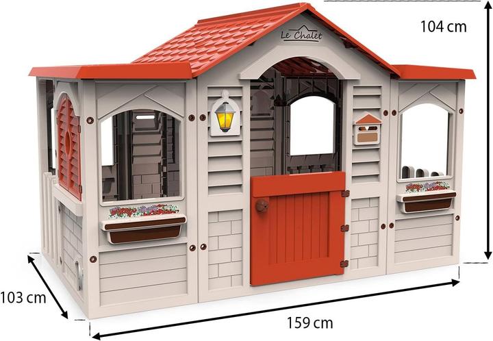 Actual product image Chicos Children's play house Le Chalet 156 x 103 x 104 cm