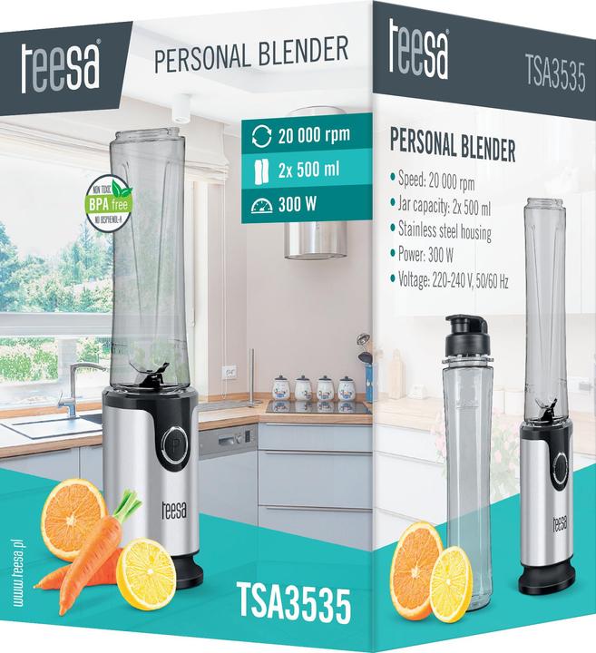 Produktbild Teesa Whisk PERSONAL MIXER DU PUKLAILIAI 300 W WITHOUT BPA (300 W)