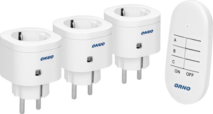 Immagine prodotto Orno Mini Gniazd Sterowanych Pilotem 3+1 Schuko