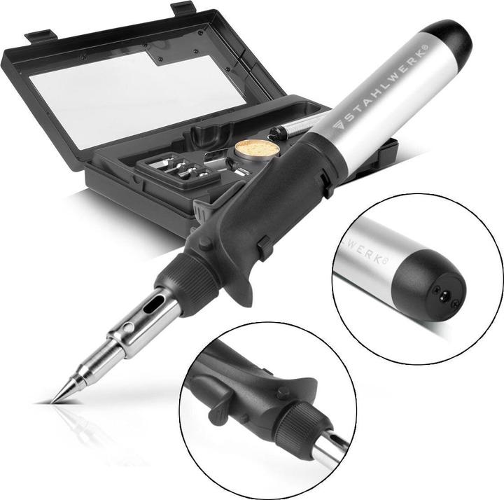 Actual product image Stahlwerk Gas soldering iron GLK-500 ST gas soldering set 200 - 500°C soldering temperature