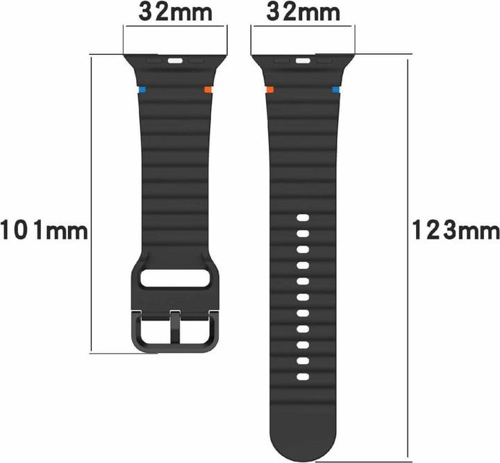 Produktbild Cover-Discount Apple Watch 42/41/40mm - Silikon Sportarmband Ersatzband (Silikon)