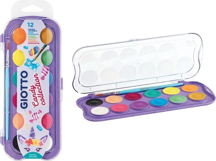 Giotto Pack 1 Candy Watercolours (Pastel shades)