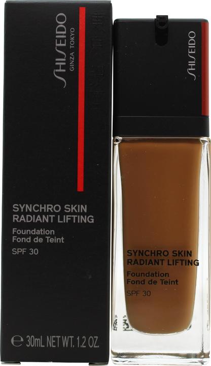 Actual product image Shiseido Synchro Skin Radiant Lifting Foundation SPF 30 ml - (460 Topaz)