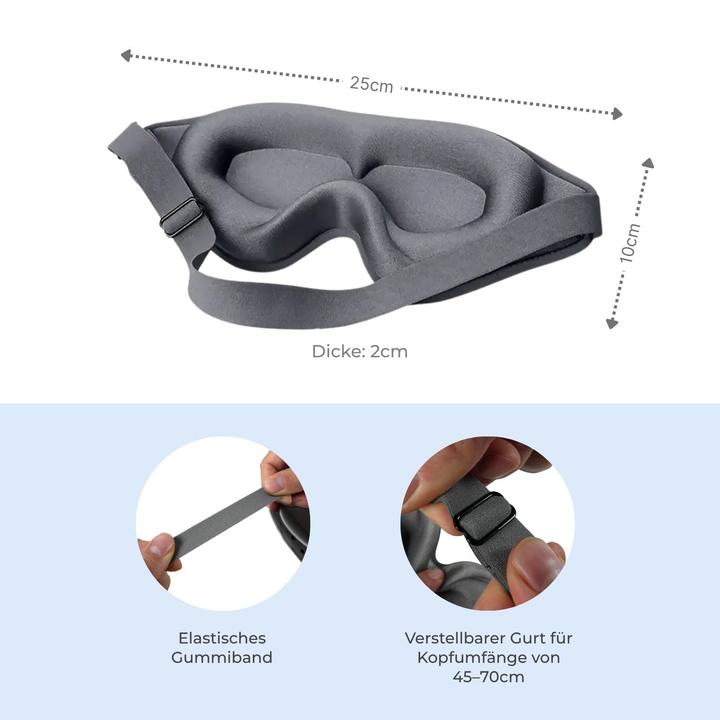 Produktbild Hermex 3D Schlafmaske (Schlafmaske)