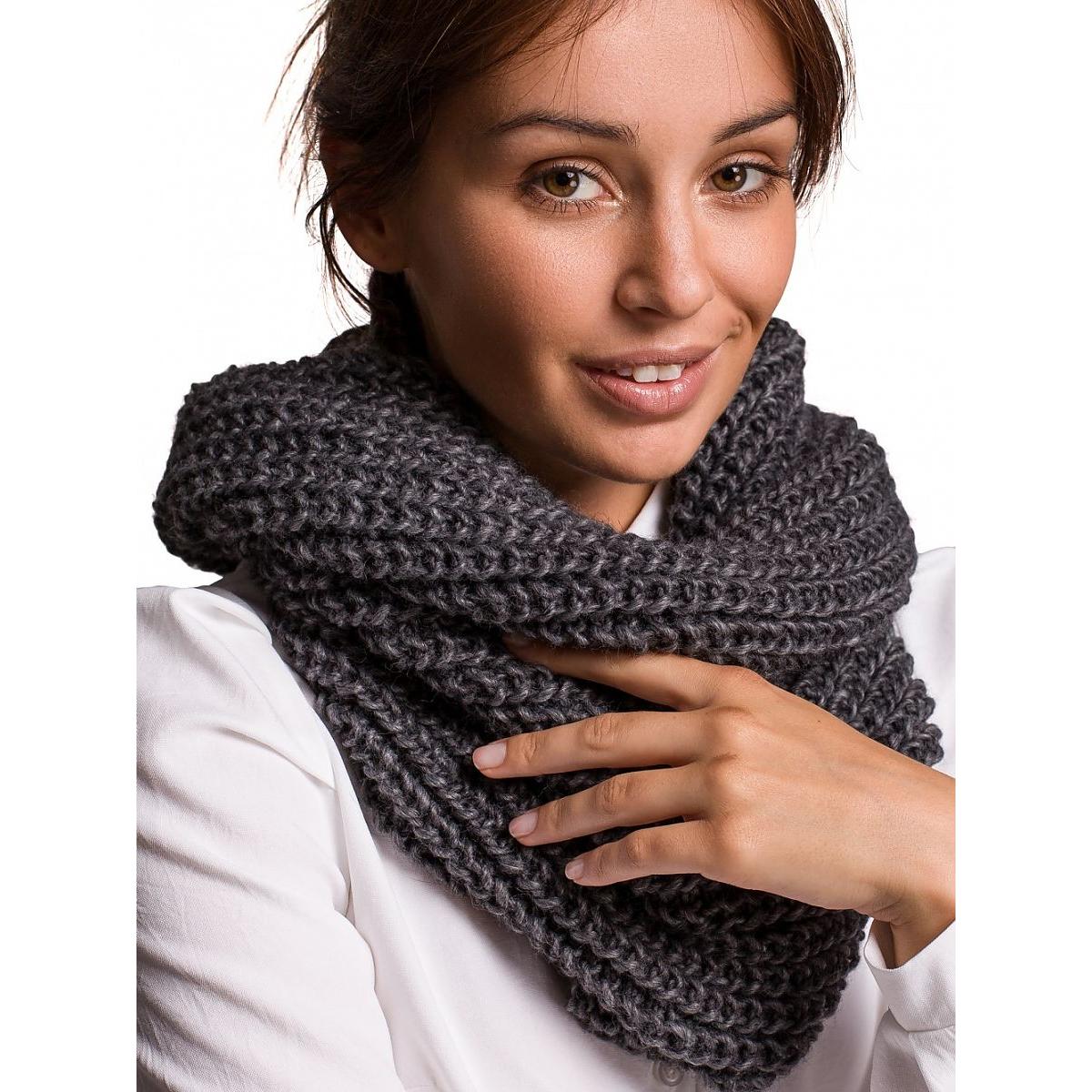 BE Knit, Schal, Schlauchschal, Grau