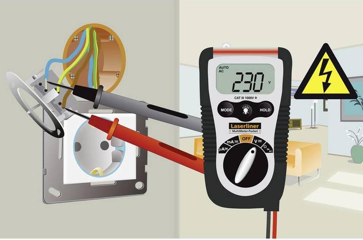 Actual product image Laserliner MultiMeter-Pocket Hand-Multimeter