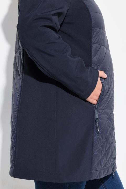 Image du produit Ulla Popken Veste Softshell HYPRAR à capuche, déperlante (50, 52)