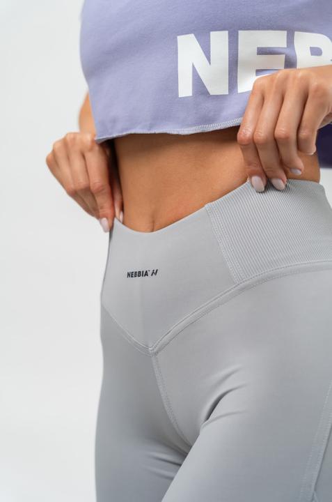 Image du produit Nebbia High Waisted Shaping Leggings Glute Pump 247 - grey (S)