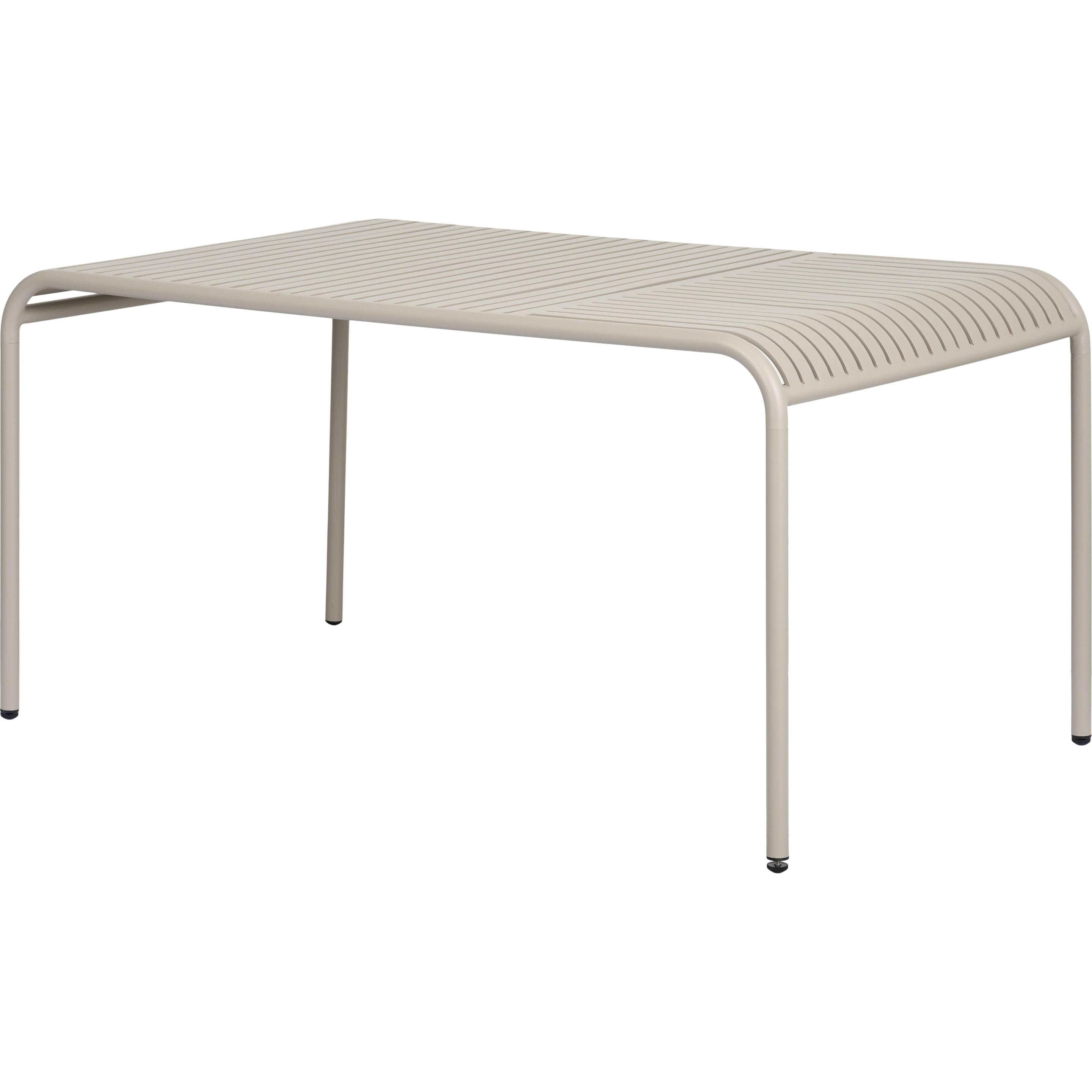 Schou, Gartentisch + Balkontisch, Gartentisch STELLA Aluminium flint grey, 150x90cm (150 cm)
