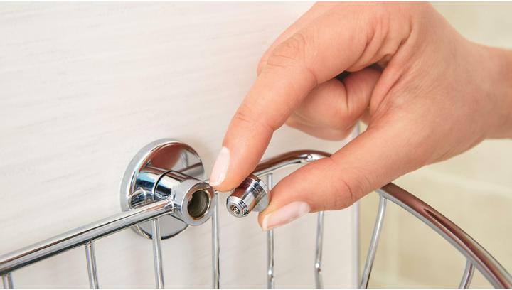 Image du produit tesa DRAAD Panier de douche avec solution adhésive sans perçage (6.50 x 27.50 x 13.50 cm)