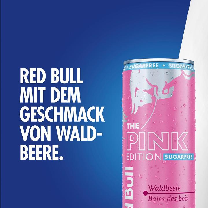 Image du produit Red Bull Boisson énergisante édition rose (24 x 25 cl)