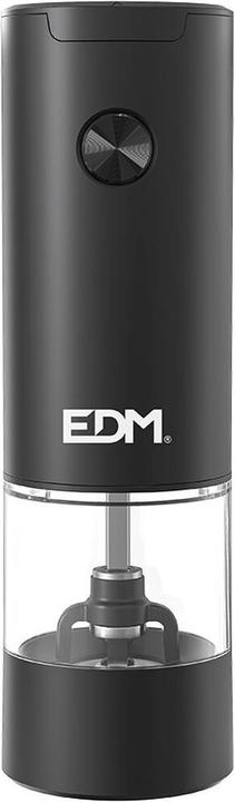 EDM Elektromühle 07772 Schwarz Durchsichtig 70 ml Ø 5,5 x 17,6 cm