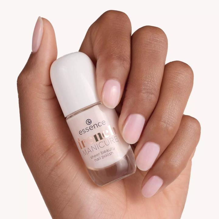 Actual product image essence Sheer Beauty Nail polish 01 peach please! (01 peach please!, Gel-Effect Nail Polish)