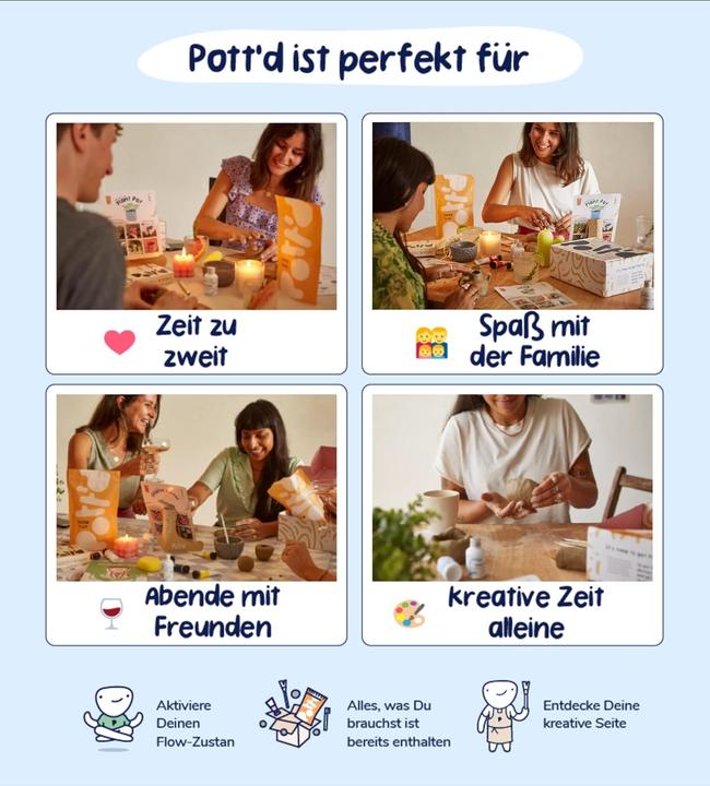 Image du produit Pott'd Töpferset