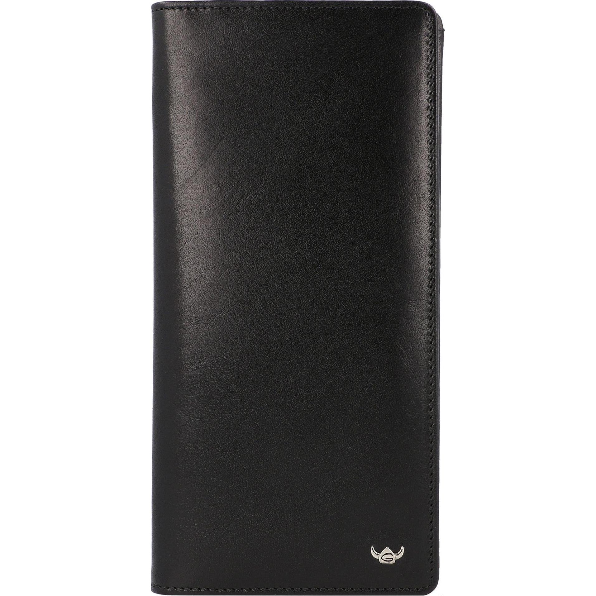 Golden Head, Damen, Portemonnaie, Colorado Geldbörse Leder 9,5 cm, Schwarz