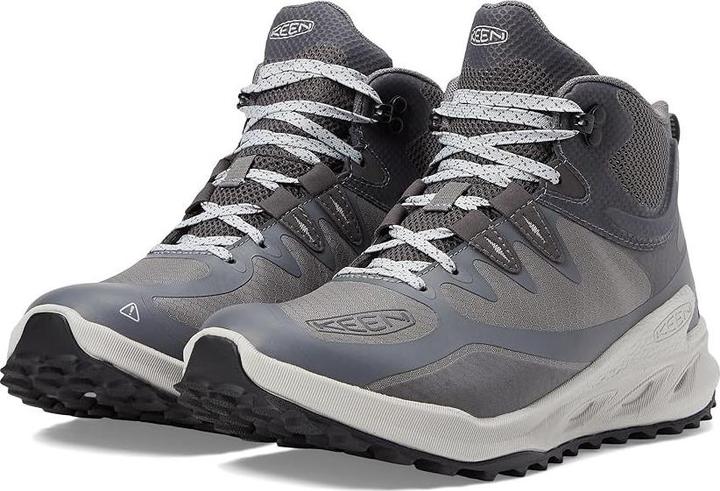Actual product image Keen Zionic Mid Dames Wandelschoenen Steel Grey/Magnet | Grijs | Mesh | Maat 42 | K1028177 (42)