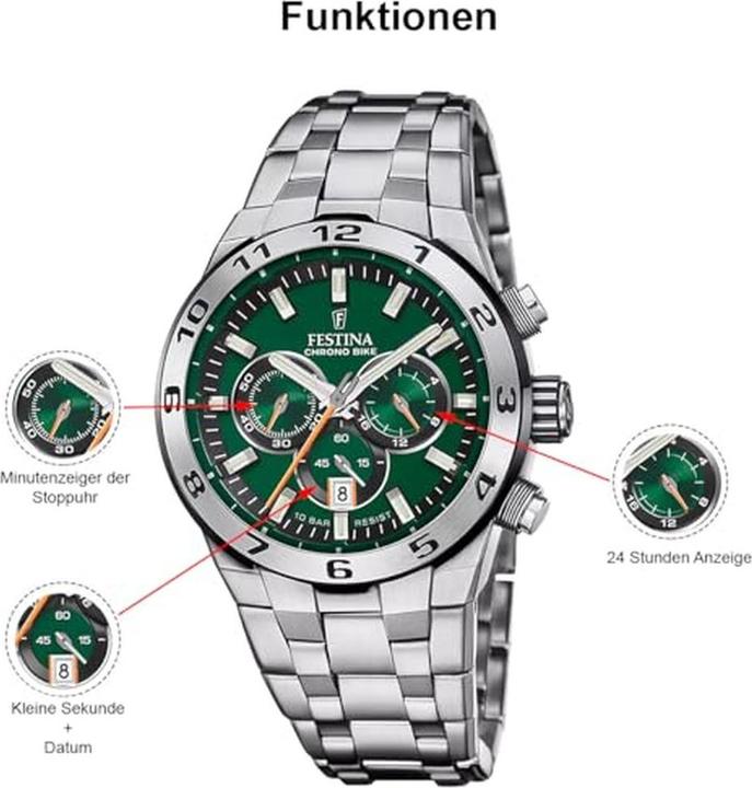 Produktbild Festina F20670/2 Chrono Bike (Chronograph, 44.50 mm)