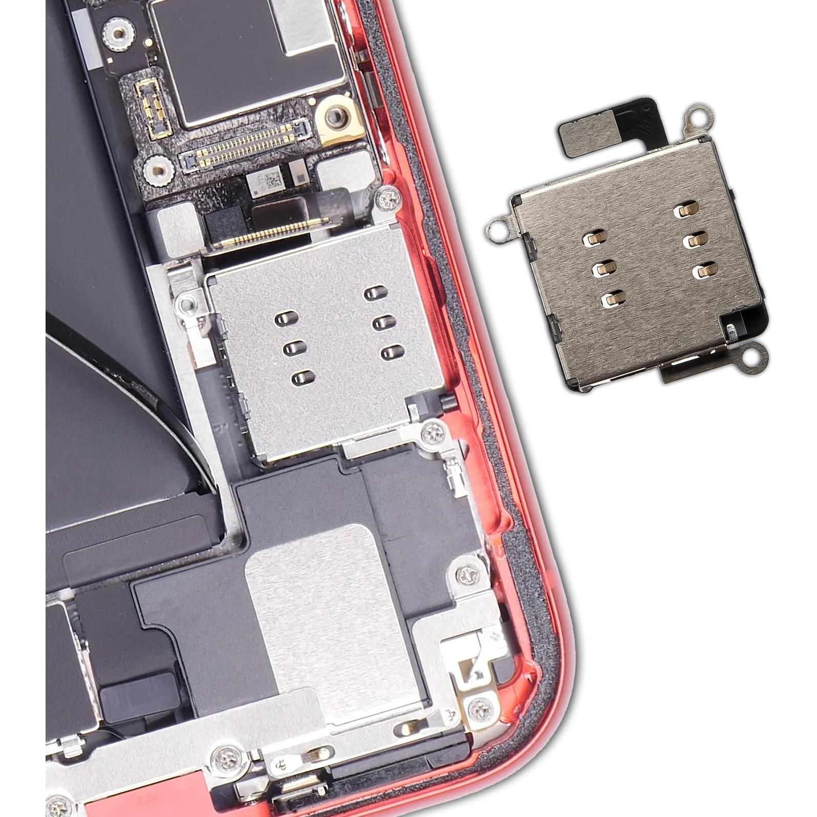Thumbnail - Clappio SIM Kartenleser Ersatzteil (iPhone 11), Mobilgerät Ersatzteile, Schwarz