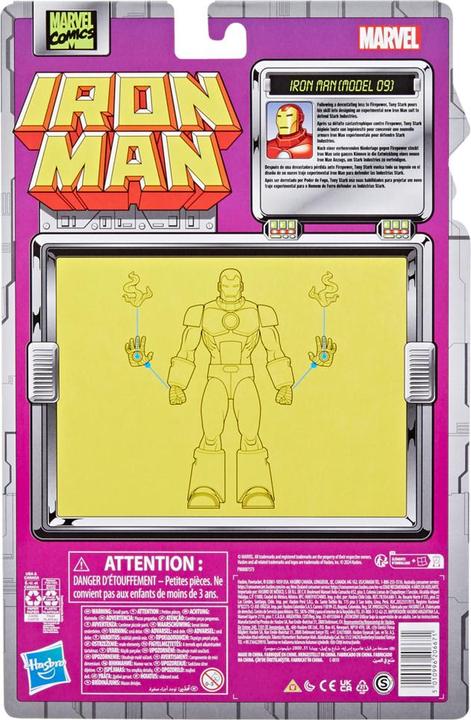 Immagine prodotto Hasbro Iron Man Marvel Legends action figure Iron Man (Modello 09) 15 cm