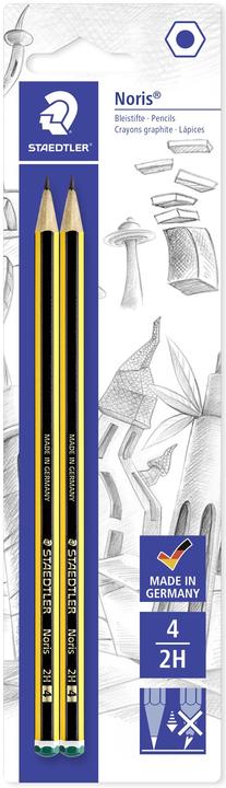 Actual product image Staedtler Noris 120 pencil blister card with 2 pencils 2H (2H, 2 x)
