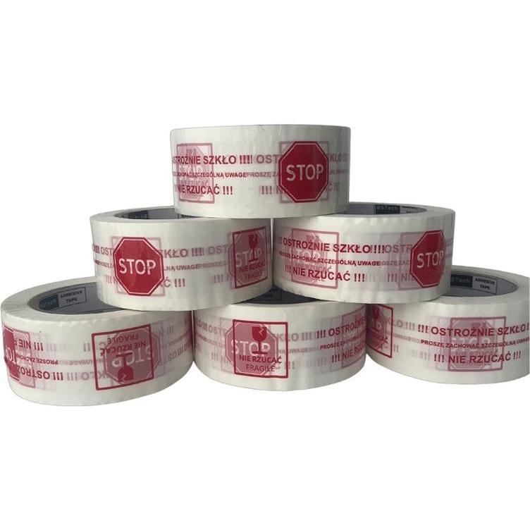 Thumbnail - Bestpak, Klebeband, BSTech Klebeband mit Aufdruck 48x100m „Careful glass“ 6 Stk (48 mm)