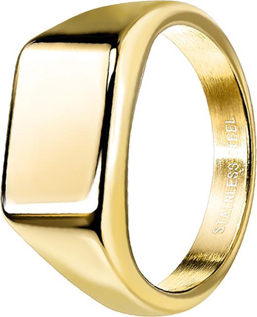 Immagine prodotto Star Piercing Anello piatto quadrato placcato oro (senza ottone, Acciaio chirurgico 316L)