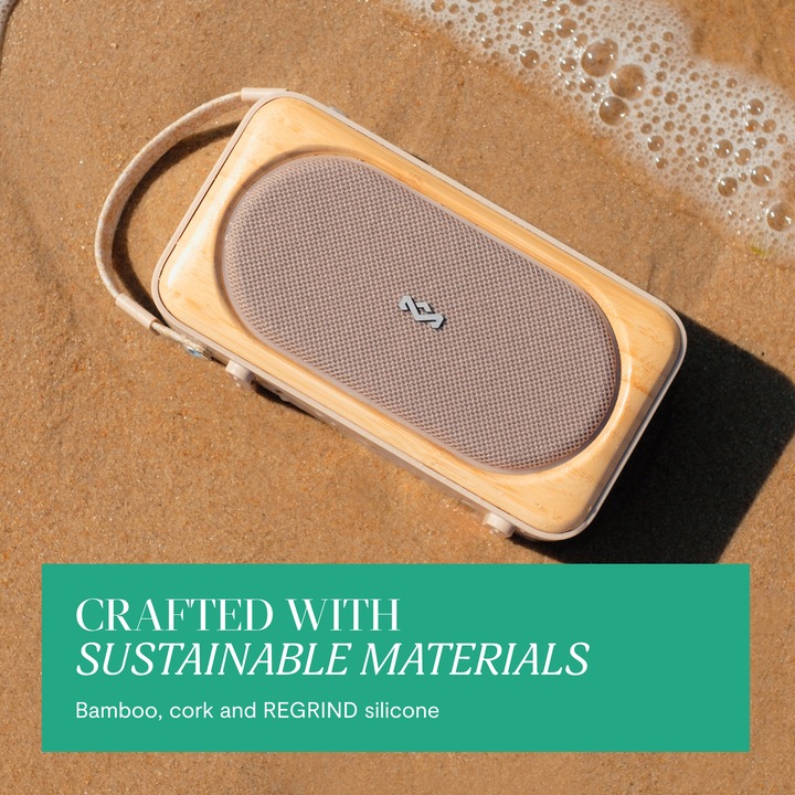 Actual product image House of Marley Roots Solar Bluetooth Speaker (14 h, Solar panel)