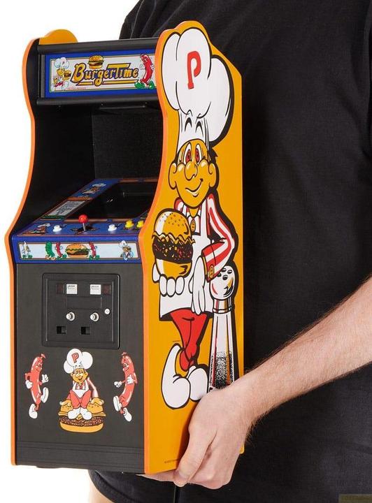 Actual product image Numskull Quarter Scale Arcade Cabinet - Burger Time