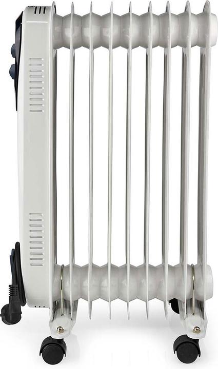Actual product image Nedis Mobile oil radiator | 800 / 1200 / 2000 W | 9 Fins | Adjustable thermostat | 3 heat settings (2000 W)