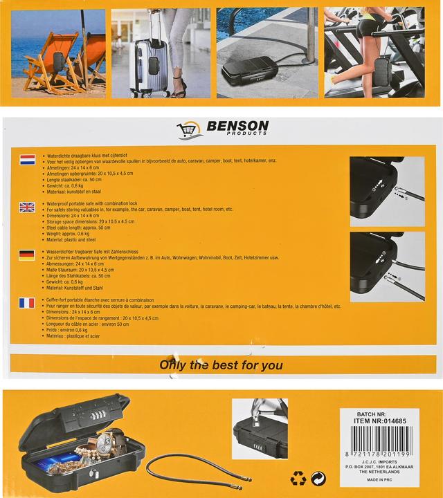 Image du produit Stahlex Tragbarer wasserdichter Tresor