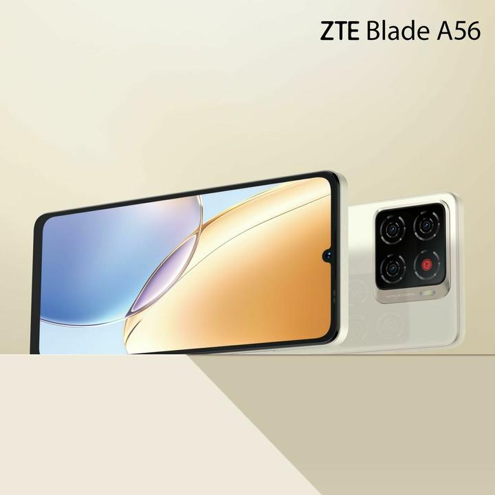 Image du produit ZTE Blade A56/4GB/64GB/Gold (64 Go, Or, 6.75", Double SIM hybride, 4G)