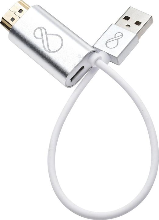 Actual product image Ochno adapter from HDMI + USB-A to USB-C 0.2m (USB-A, USB-C, 4.40 cm)