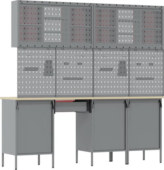 Produktbild vidaXL Werkstattschrank (55 cm, 200 cm)