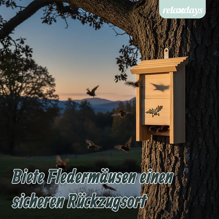 Produktbild Relaxdays 4x Fledermauskasten