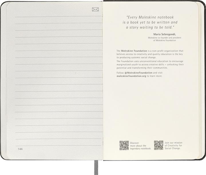 Immagine prodotto Moleskine Intelligente NB foderato PK HC Swrz (14 x 9 cm, Righe, Copertina rigida)