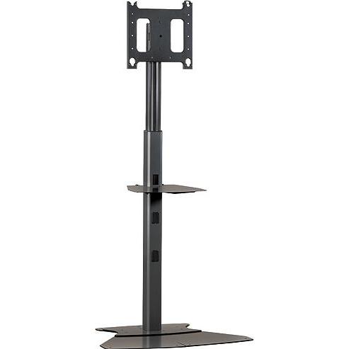 Chief MF1-U - Bodenaufstellung für Flat Panel, Schwarz (ausziehbar, Aluminuium, max. 74,7 KG), Digital Signage Zubehör, ...
