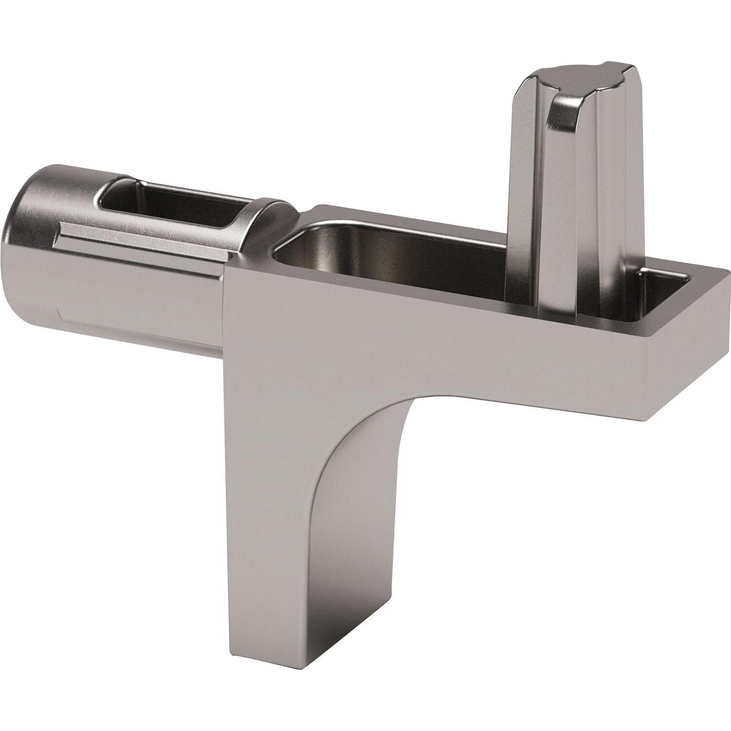 Italiana Ferramenta, Regalträger, Steckbodenträger K-LINE 2 Zapfen 5 mm, Zamak vernickelt