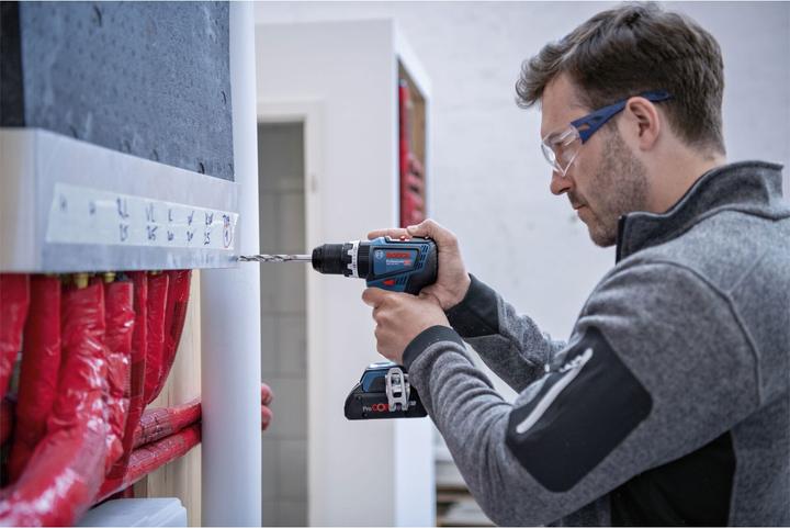 Produktbild Bosch Professional Akku-Schlagbohrschrauber GSB 18V-90 C (2x4.0Ah, GAL 18V-40, L) (Akkubetrieb)