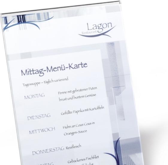 Produktbild Durable Präsentationsständer A4,transparent (A4)