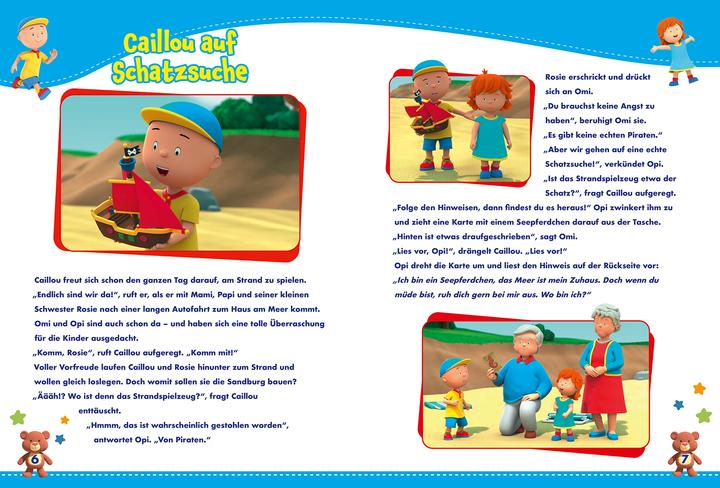 Actual product image Panini Caillou: Die schönsten Gutenachtgeschichten (German, Claudia weber, 2025)