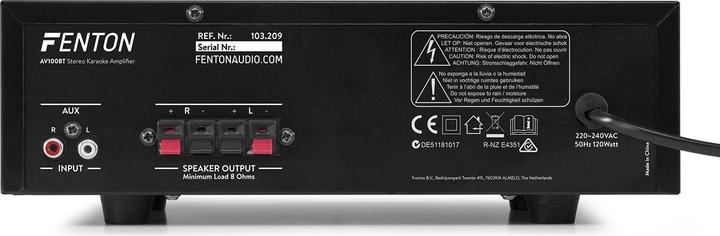 Produktbild Fenton Stereo-Verstärker AV100BT (Verstärker)