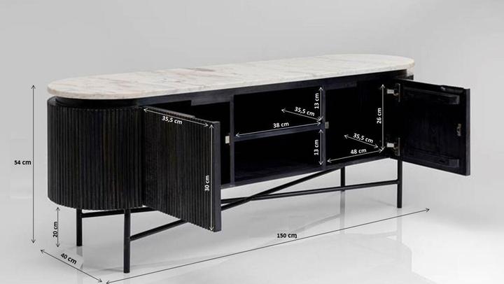 Actual product image Kare Design TV-Board Glenn (150 x 40 x 54 cm)