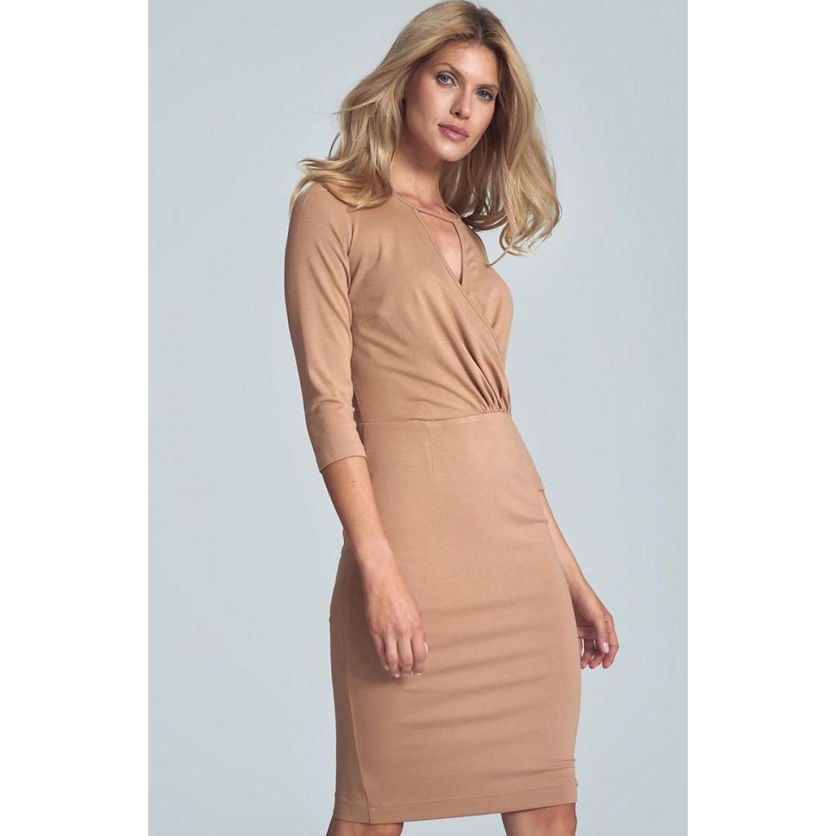 Figl, Damen, Kleider, Alltagskleid, Beige, (L)