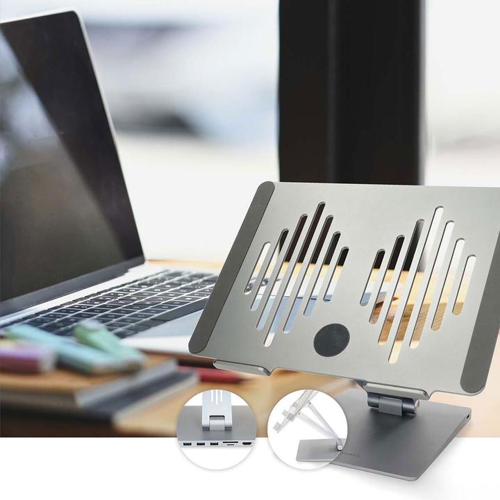 Actual product image Nedis Notebook-Ständer | Stromversorgung über USB | 17 " | Faltbar