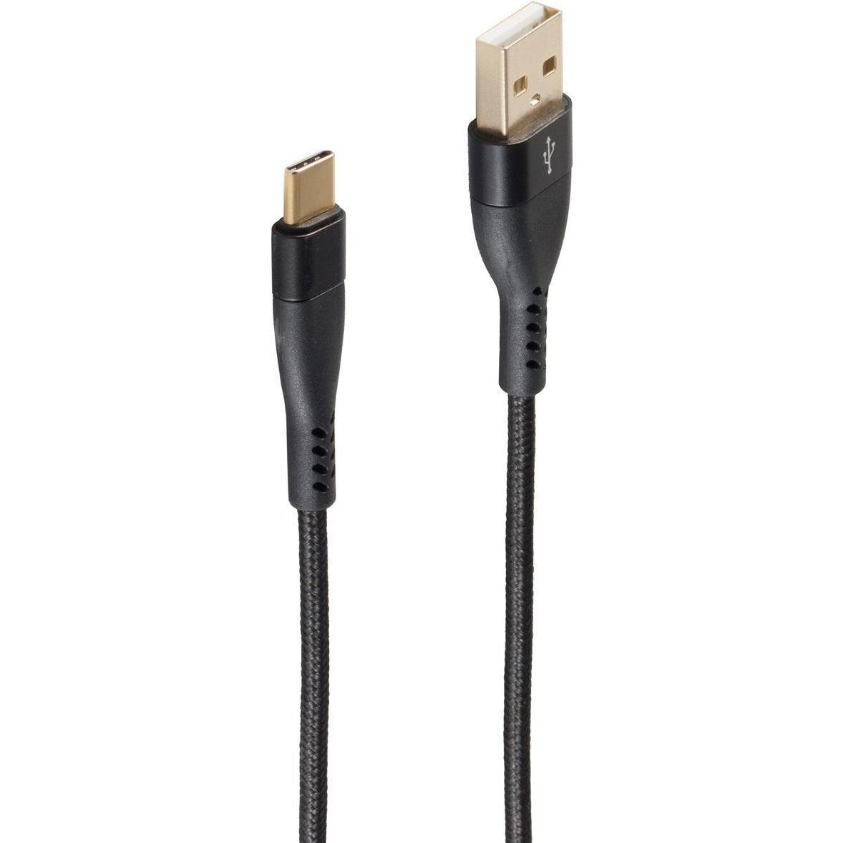 Shiverpeaks PRO Serie II USB 2.0 Lade-Anschlusskabel Typ A auf Typ C Stecker, 2,0m (2 m, USB 2.0), USB Kabel
